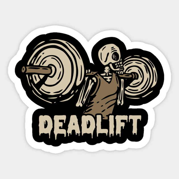 Deadlift Sticker by CoDDesigns